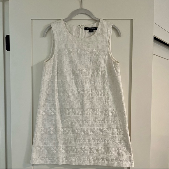 French Connection - Eyelet Pattern Mini Dress - Picture 2 of 3